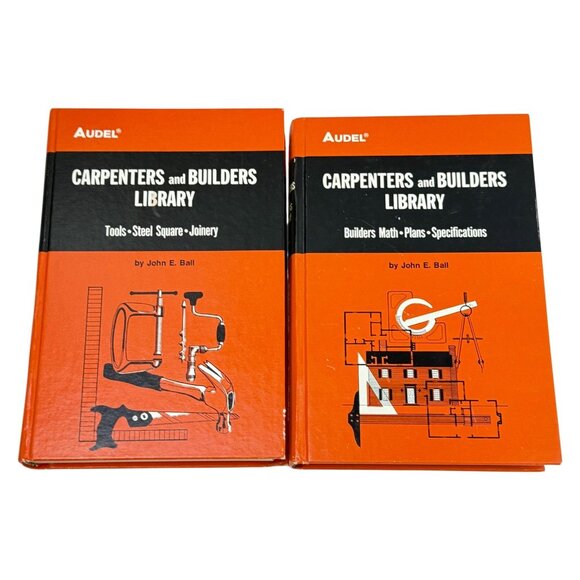 Audel Carpenter and Builders Library Lot 4 Vol 1 2 3 4 Book 1977 4th Ed - Picture 4 of 16